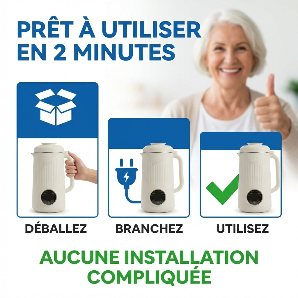 Préparateur de lait végétal CHEZYA